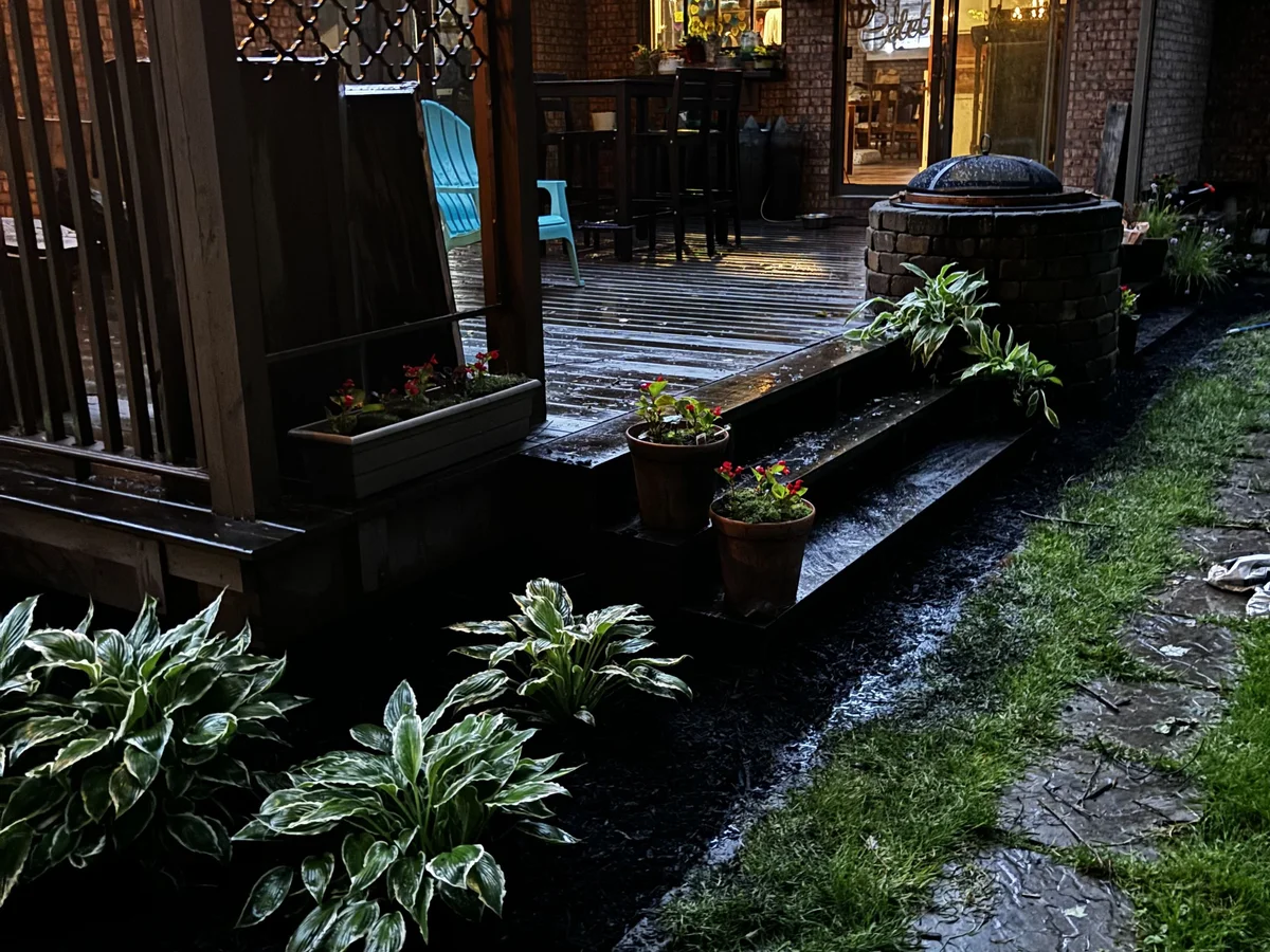 Mulching in Notre Dame